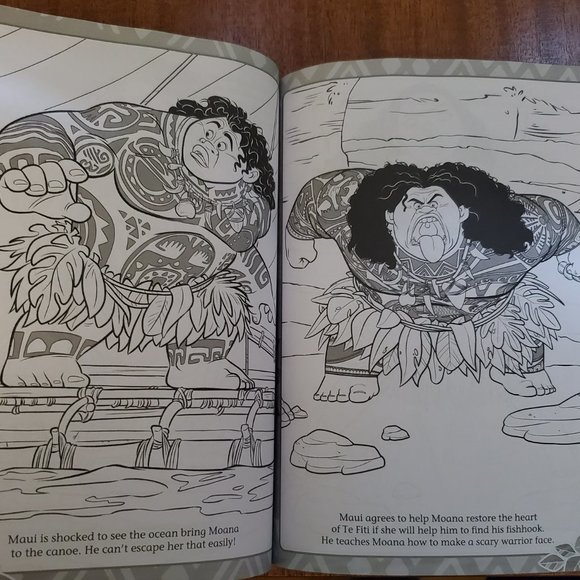 Disney's Moana Coloring Book including Stickers & Crayons - Brand New! - Picture 4 of 5